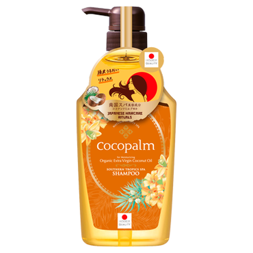Cocopalm -   Cocopalm Southern Tropics szampon do włosów z organicznym olejem kokosowym i hibiskusem, 600ml 